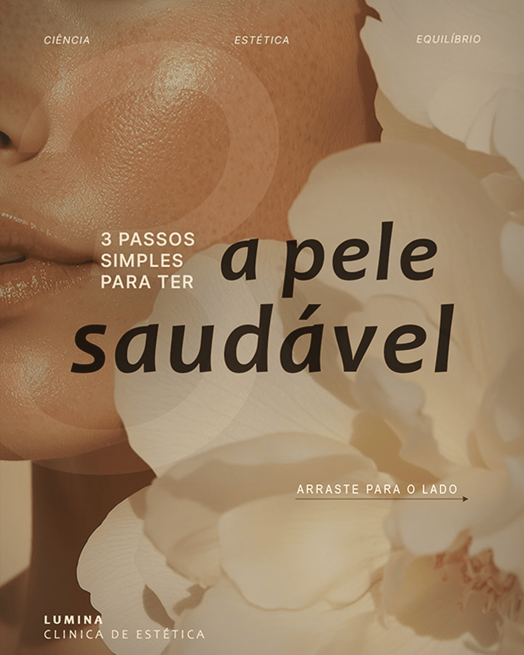 carrossel design rede social beleza e estetica