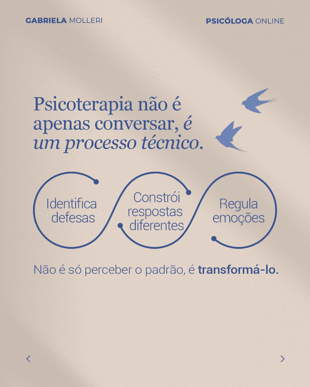 carrossel design rede social psicologia e terapia